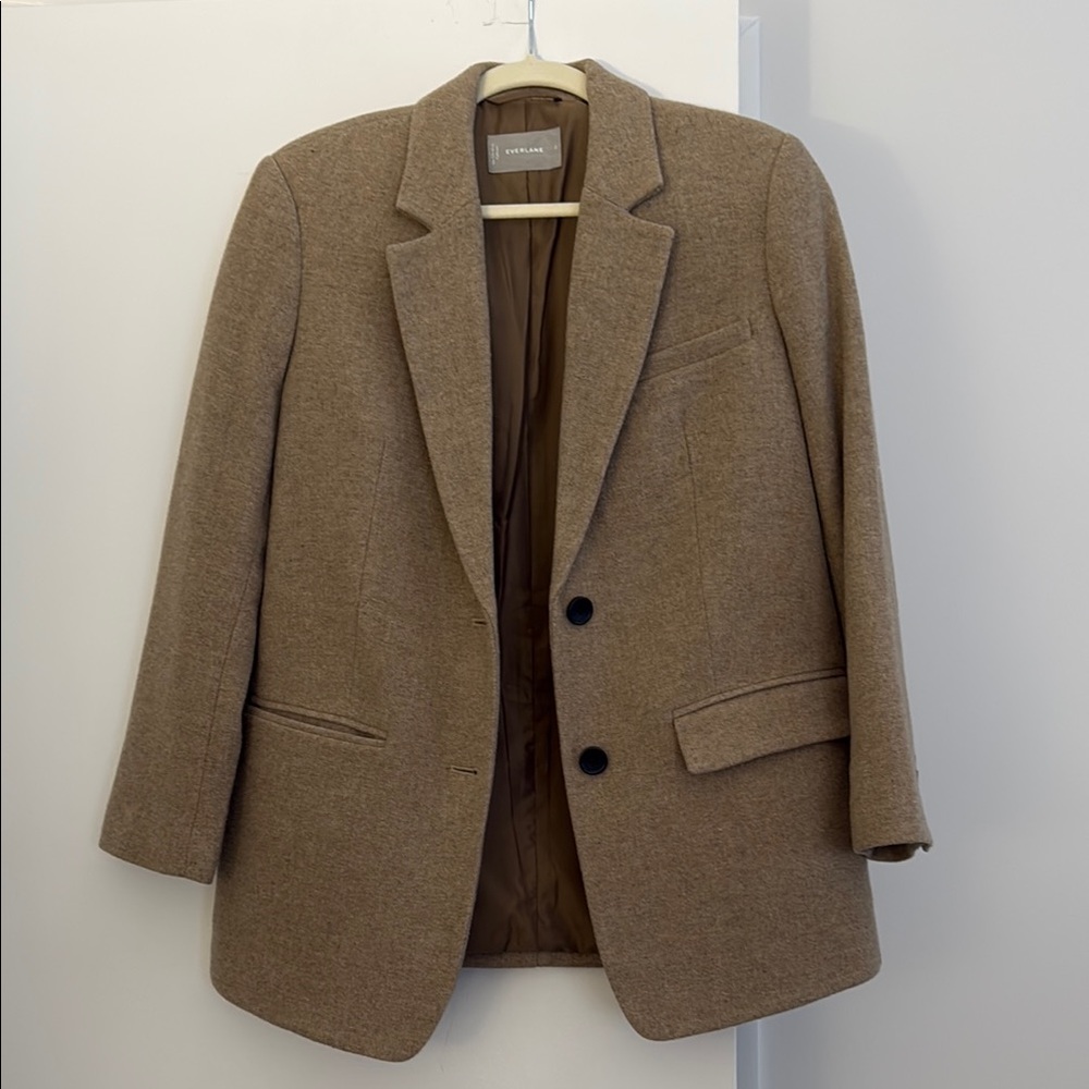 Everlane Tan Wool Blazer